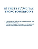 Kỹ thuật tương tác trong powerpoint