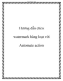 Hướng dẫn chèn watermark hàng loạt với Automate action