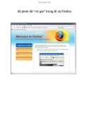 20 phím tắt 'vô giá' trong IE và Firefox