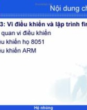 Bài giảng Hệ nhúng: Chương 3 - Phạm Văn Thuận