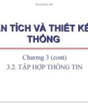 Bài giảng Phân tích và thiết kế hệ thống: Chương 3.2