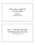 Bài giảng Phân tích và thiết kế thuật toán