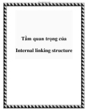 Tầm quan trọng của Internal linking structure