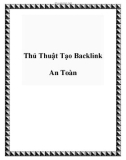 Thủ Thuật Tạo Backlink An Toàn