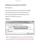 Thiết lập máy in mặc định trong Windows