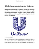 Chiến lược marketing của Unilever