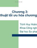 Bài giảng Phân tích thiết kế giải thuật: Chương 3 - Trịnh Huy Hoàng