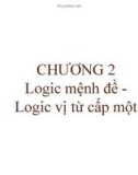 Bài giảng Hệ chuyên gia – Chương 2.2: Logic mệnh đề - Logic vị từ cấp một