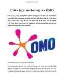 Chiến lược marketing của OMO