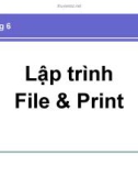 Bài giảng Lập trình Windows - Chương 6: Lập trình File & Print (2016)