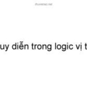 Bài giảng Trí tuệ nhân tạo: Suy diễn trong logic vị từ - Trường Đại học Thủy Lợi