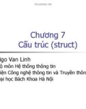 Bài giảng Tin học căn bản (Phần 3): Chương 7 - Ngô Văn Linh