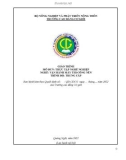 Giáo trình Thực tập nghề nghiệp (Nghề: Vận hành máy thi công nền - Trung cấp) - Trường Cao đẳng Cơ giới (2022)