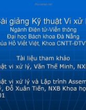 Bài giảng Kỹ thuật vi xử lý - Hồ Viết Việt (ĐH Bách khoa Đà Nẵng)