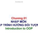 Bài giảng Lập trình hướng đối tượng với Java - Chương 1: Nhập môn Lập trình hướng đối tượng