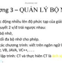 Bài giảng môn học Nguyên lý hệ điều hành: Chương 3 – Đỗ Văn Uy