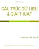 Giới thiệu môn học Cấu trúc dữ liệu và giải thuật - ThS. Nguyễn Thị Khiêm Hòa (ĐH Ngân hàng TP.HCM)