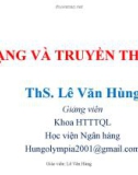 Bài giảng Mạng và truyền thông: Chương 2 - ThS. Lê Văn Hùng