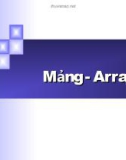 Bài giảng Mảng - Array