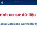 Bài giảng Lập trình cơ sở dữ liệu JDBC