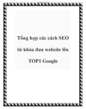 Tổng hợp các cách SEO từ khóa đưa website lên TOP1 Google