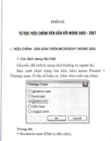 Phần 2: Tự học Word 2003 và 2007