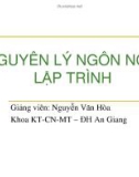 Bài giảng Nguyên lý ngôn ngữ lập trình - Chương 1: Giới thiệu