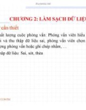 Bài giảng Phân tích dữ liệu với SPSS: Chương 2 – Nguyễn Văn Vũ An (ĐH Trà Vinh)