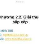 Bài giảng Cấu trúc dữ liệu và giải thuật: Chương 2.2 - Trần Minh Thái