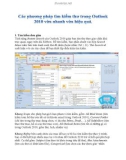 thủ thuật của Outlook 2010