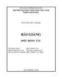 Bài giảng Điều động tàu: Phần 1 - Nguyễn Viết Thành