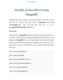 Tìm hiểu về Java Driver trong MongoDB