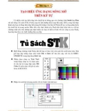 Quá trình hình thành giáo trình hướng dẫn tạo đèn chiếu chuyển động bằng phương pháp motion tween p7