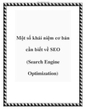 Một số khái niệm cơ bản cần biết về SEO (Search Engine Optimization)