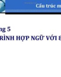 Bài giảng Cấu trúc máy tính: Chương 5 - Lập trình hợp ngữ với 8088