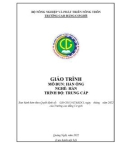 Giáo trình Hàn ống (Nghề: Hàn - Trung cấp) - Trường Cao đẳng Cơ giới (2022)