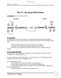 Xây dựng Child Domain(lab 10)