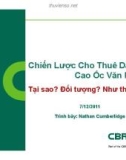 Chiến Lược Cho Thuê Dài Hạn Cao Ốc Văn Phòng Tại sao? Đối tượng? Như thế nào?