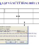 Bài giảng Microsoft Word 2003 - Bài 04: Lập và xử lý bảng biểu (Table)