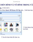 Bài giảng Microsoft Word 2003 - Bài 06: Chèn hình và vẽ hình trong văn bản