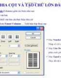 Bài giảng Microsoft Word 2003 - Bài 03: Chia cột và tạo chữ lớn đầu dòng