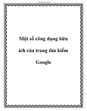 Một số công dụng hữu ích của trang tìm kiếm Google chrome