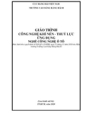 Giáo trình Công nghệ khí nén - thủy lực ứng dụng (Nghề: Công nghệ ô tô) - Trường Cao đẳng Hàng hải II