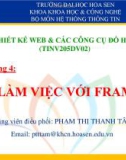 chương 4: làm việc với frame-tk web & đồ họa