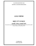 Giáo trình Điện tử cơ bản (Nghề: Công nghệ ôtô) - Trường Cao đẳng Hàng hải II