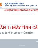 Bài giảng Tin học đại cương: Chương 2 (Phần 1) - Lê Quý Tài