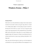 Windows Applications - Windows Forms – Phần 3