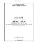 Giáo trình Mài mặt phẳng (Nghề: Cắt gọt kim loại) - Trường Cao đẳng Hàng hải II