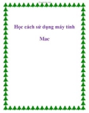 Học cách sử dụng máy tính Mac