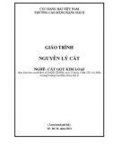 Giáo trình Nguyên lý cắt (Nghề: Cắt gọt kim loại) - Trường Cao đẳng Hàng hải II